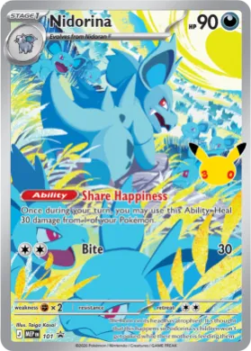 Nidorina (MEP MEP 101) MEP Black Star Promos