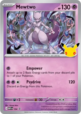 Mewtwo (MEP MEP 104) MEP Black Star Promos