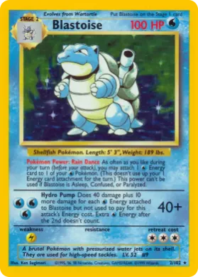Blastoise (BS BS 2) Base Set