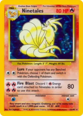 Ninetales (BS BS 12) Base Set