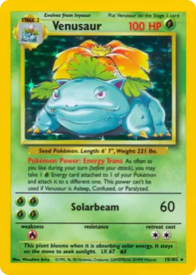 Venusaur (BS BS 15) Base Set