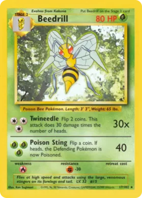 Beedrill (BS BS 17) Base Set