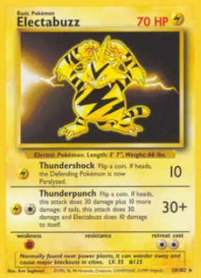 Electabuzz (BS BS 20) Base Set