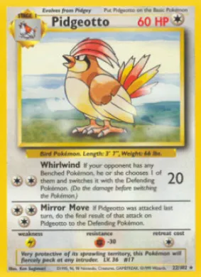 Pidgeotto (BS BS 22) Base