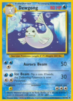 Dewgong (BS BS 25) Base