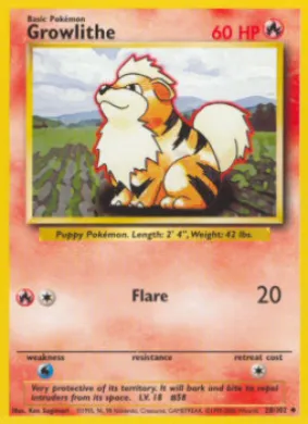 Growlithe (BS BS 28) Base