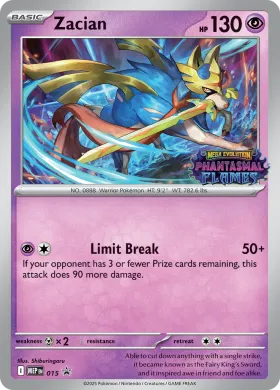 Zacian (MEP MEP 015) MEP Black Star Promos