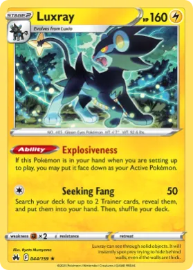 Luxray (CRZ 44) Crown Zenith