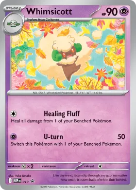 Whimsicott (MEP MEP 019) MEP Black Star Promos