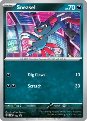 Sneasel (MEP MEP 020) MEP Black Star Promos