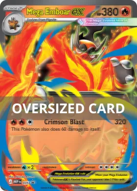 Mega Emboar ex (MEP MEP 035) MEP Black Star Promos