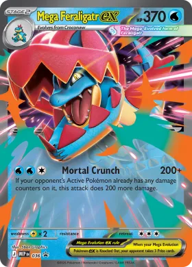 Mega Feraligatr ex (MEP MEP 036) MEP Black Star Promos
