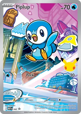 Piplup (MEP MEP 042) MEP Black Star Promos