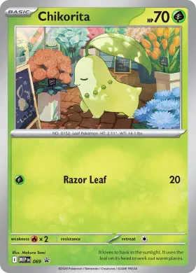 Chikorita (MEP MEP 069) MEP Black Star Promos