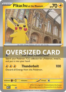 Pikachu at the Museum (MEP MEP) MEP Black Star Promos