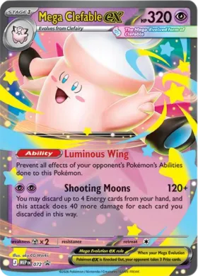 Mega Clefable ex (MEP MEP 072) MEP Black Star Promos