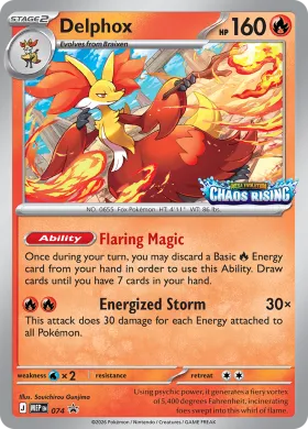 Delphox (MEP MEP 074) MEP Black Star Promos