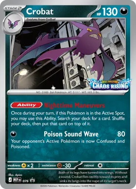 Crobat (MEP MEP 076) MEP Black Star Promos