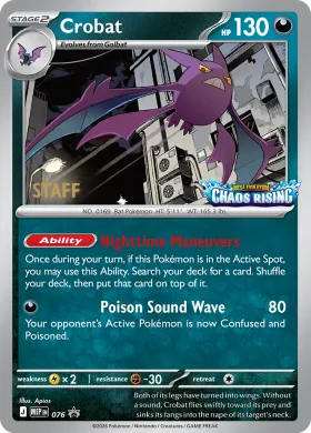 Crobat (MEP MEP 076) MEP Black Star Promos