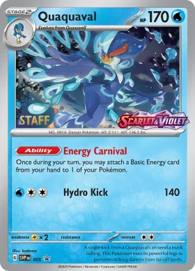 Quaquaval (PR-SV SVP 005) SV Black Star Promos