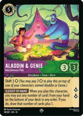 Aladdin & Genie (13ATV 059) Attack of the Vine!