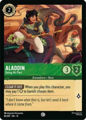 Aladdin (13ATV 085) Attack of the Vine!