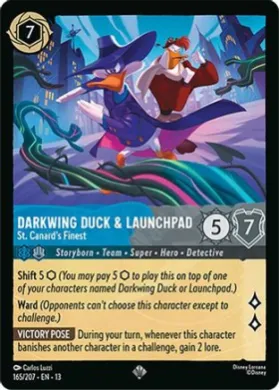 Darkwing Duck & Launchpad (13ATV 165) Attack of the Vine!