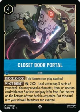 Closet Door Portal (13ATV 170) Attack of the Vine!