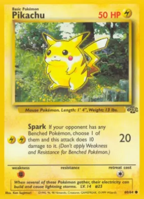 Pikachu (JU 60) Jungle