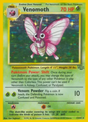 Venomoth (JU 13) Jungle