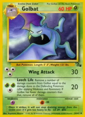 Golbat (FO 34) Fossil