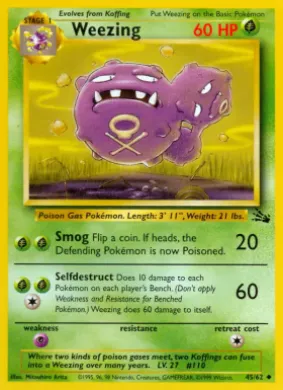 Weezing (FO 45) Fossil