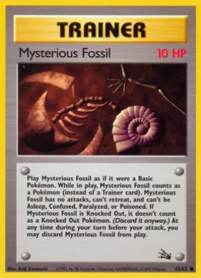 Mysterious Fossil (FO 62) Fossil