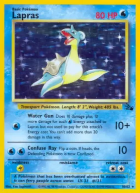Lapras (FO 10) Fossil