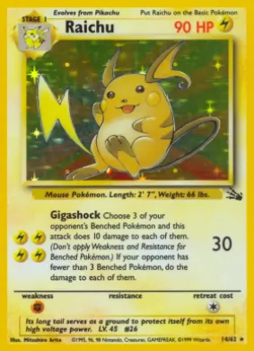 Raichu (FO 14) Fossil