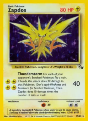 Zapdos (FO 15) Fossil
