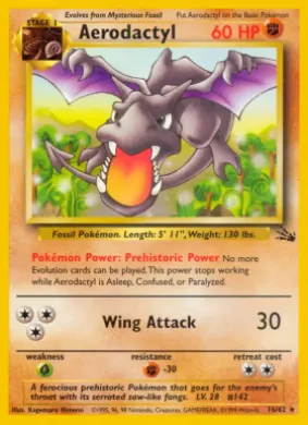 Aerodactyl (FO 16) Fossil