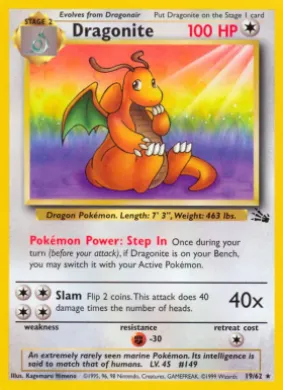 Dragonite (FO 19) Fossil