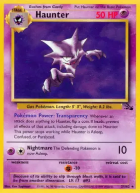 Haunter (FO 21) Fossil