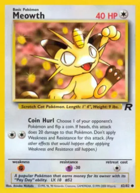 Meowth (TR 62) Team Rocket