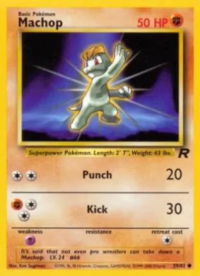 Machop (TR 59) Team Rocket