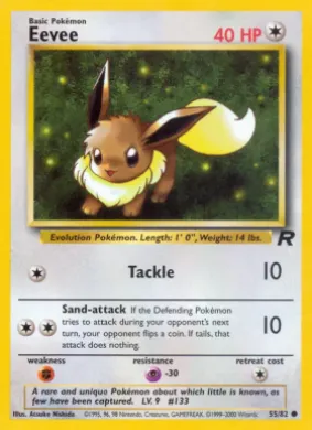 Eevee (TR 55) Team Rocket