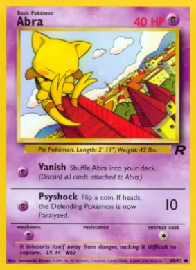Abra (TR 49) Team Rocket
