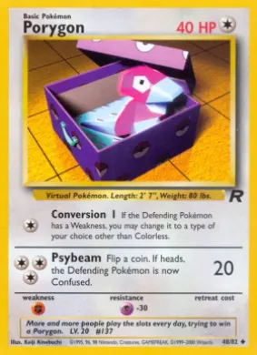 Porygon (TR 48) Team Rocket