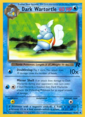 Dark Wartortle (TR 46) Team Rocket