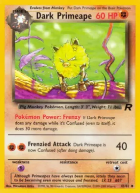 Dark Primeape (TR 43) Team Rocket