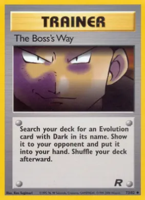 The Boss's Way (TR 73) Team Rocket