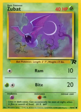 Zubat (TR 70) Team Rocket