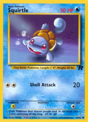 Squirtle (TR 68) Team Rocket