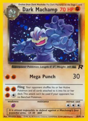 Dark Machamp (TR 10) Team Rocket